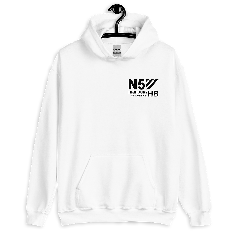 Miniature : N5 3 lines Highbury of London Brand design on hoodie