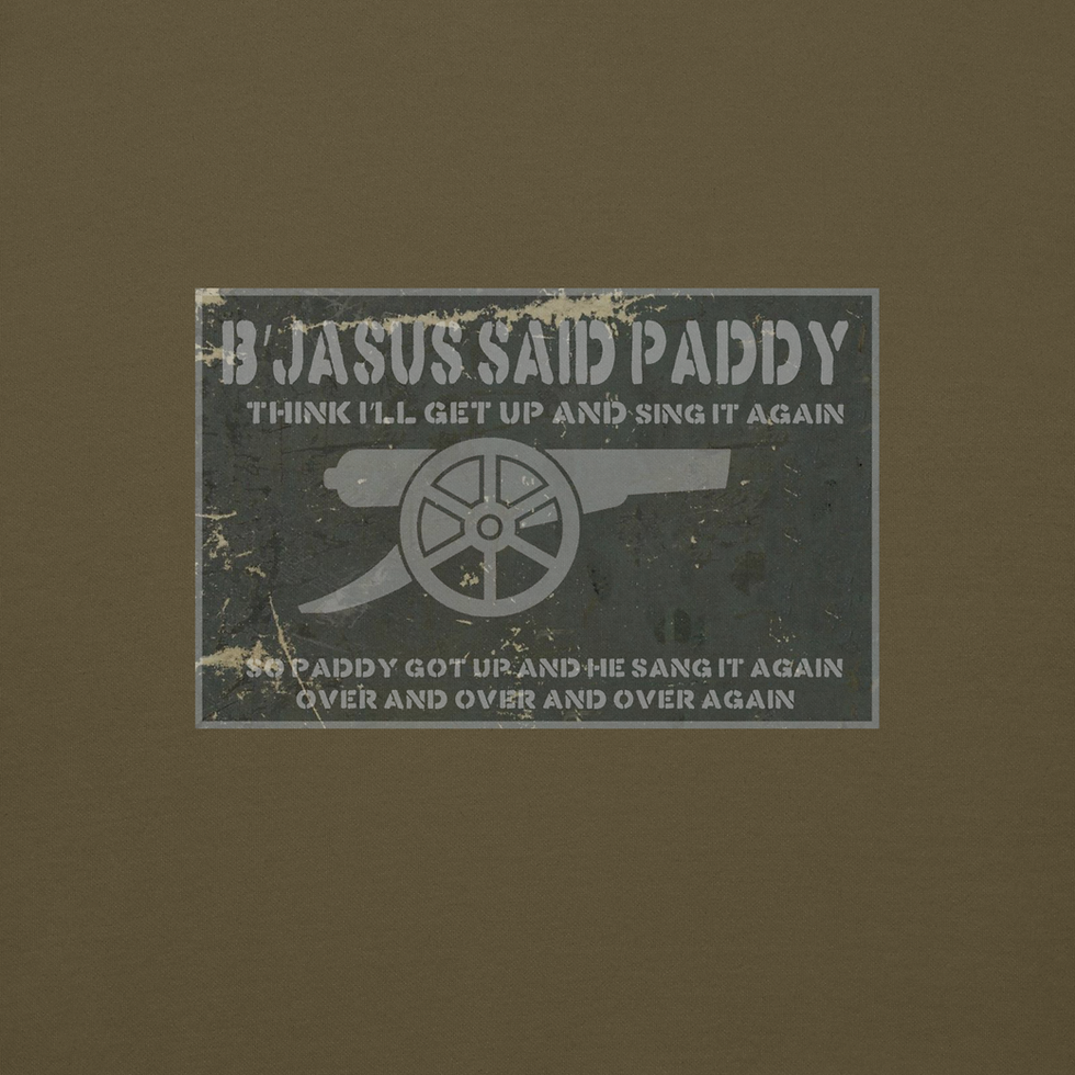 Thumbnail: B'Jasus Said Paddy Arsenal Chant Army Hoodie design