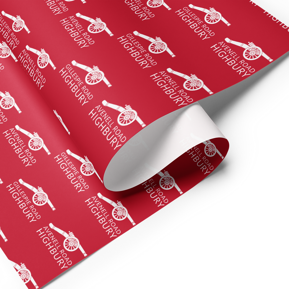 Miniatura: Arsenal Avenell/ Gillespie Road Christmas Wrapping paper sheets