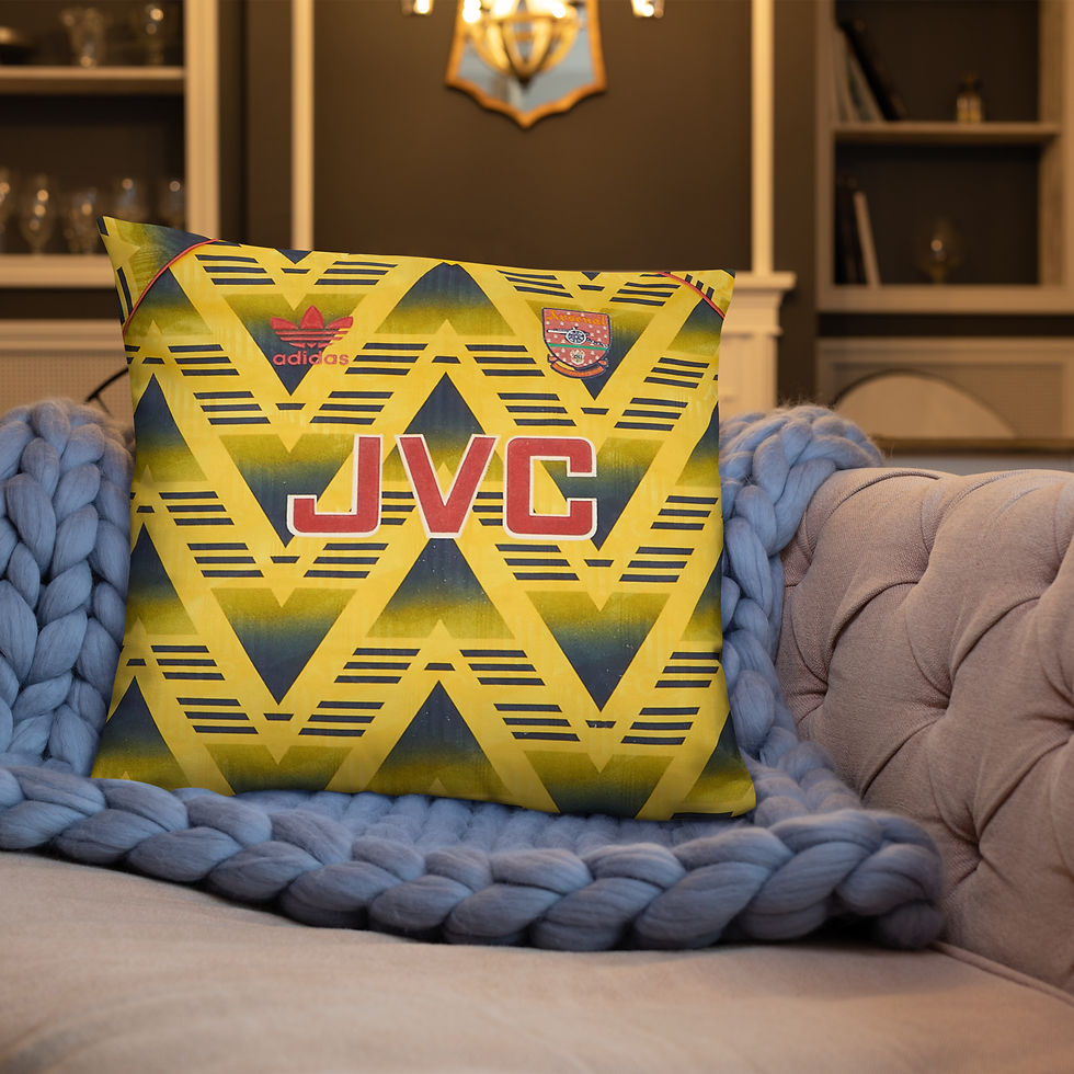 Thumbnail: JVC Bruised Banana Arsenal Away T-shirt Cushion