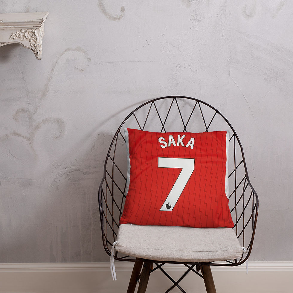 Miniatura: Saka no.7 Arsenal Home T-shirt Cushion