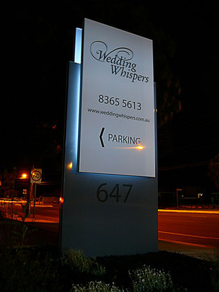 Custom made freestanding signage