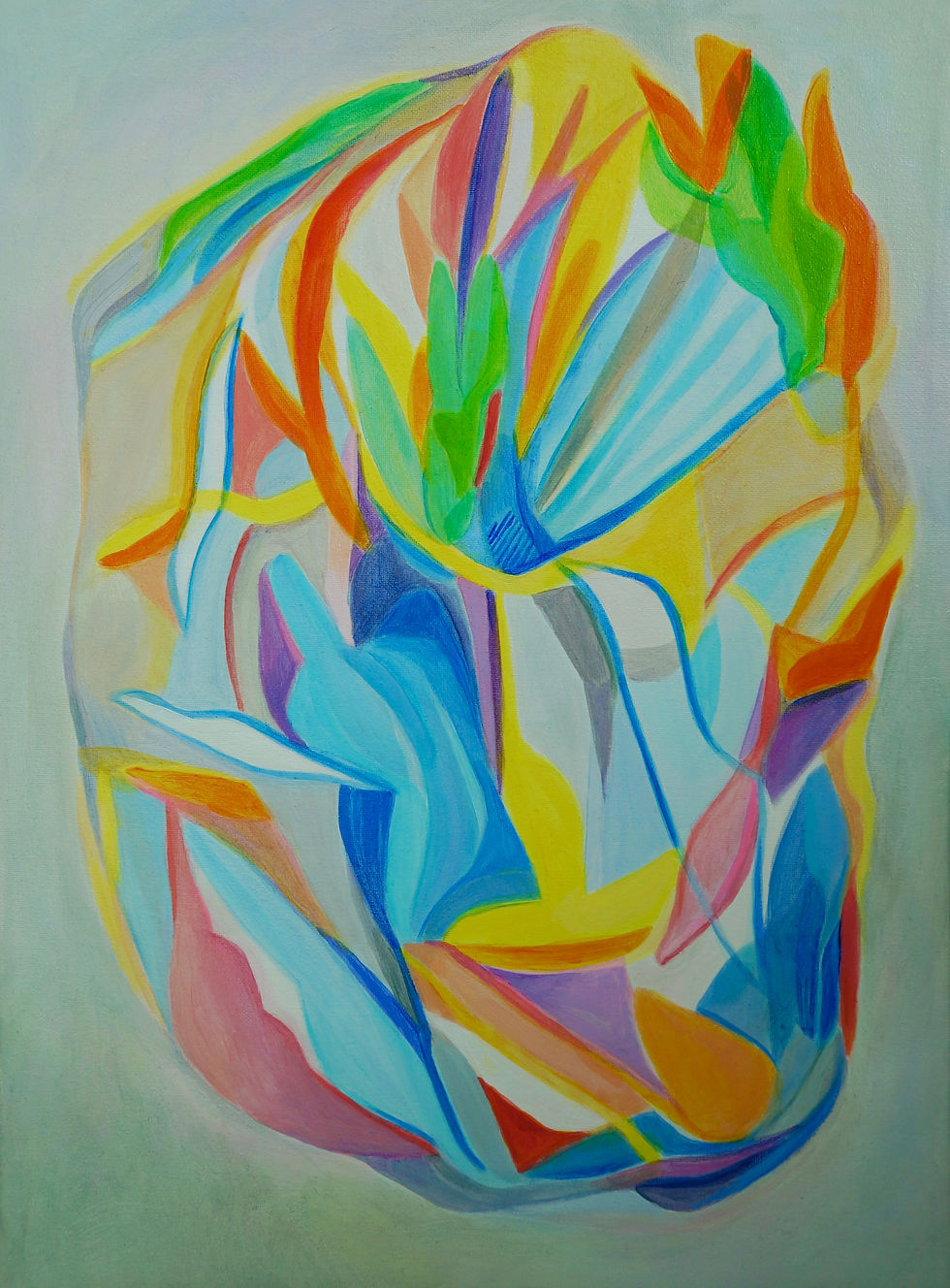 One of my recent paintings, The Idea