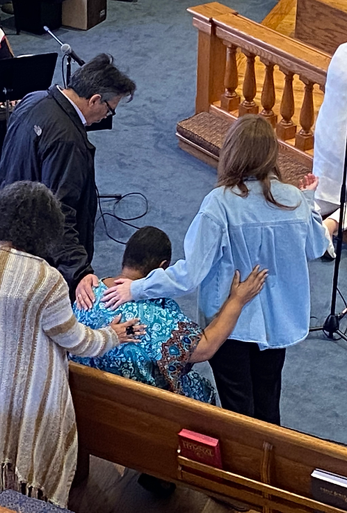 Praying for each other