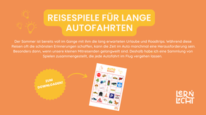 Spiele während einer langen Autofahrt.