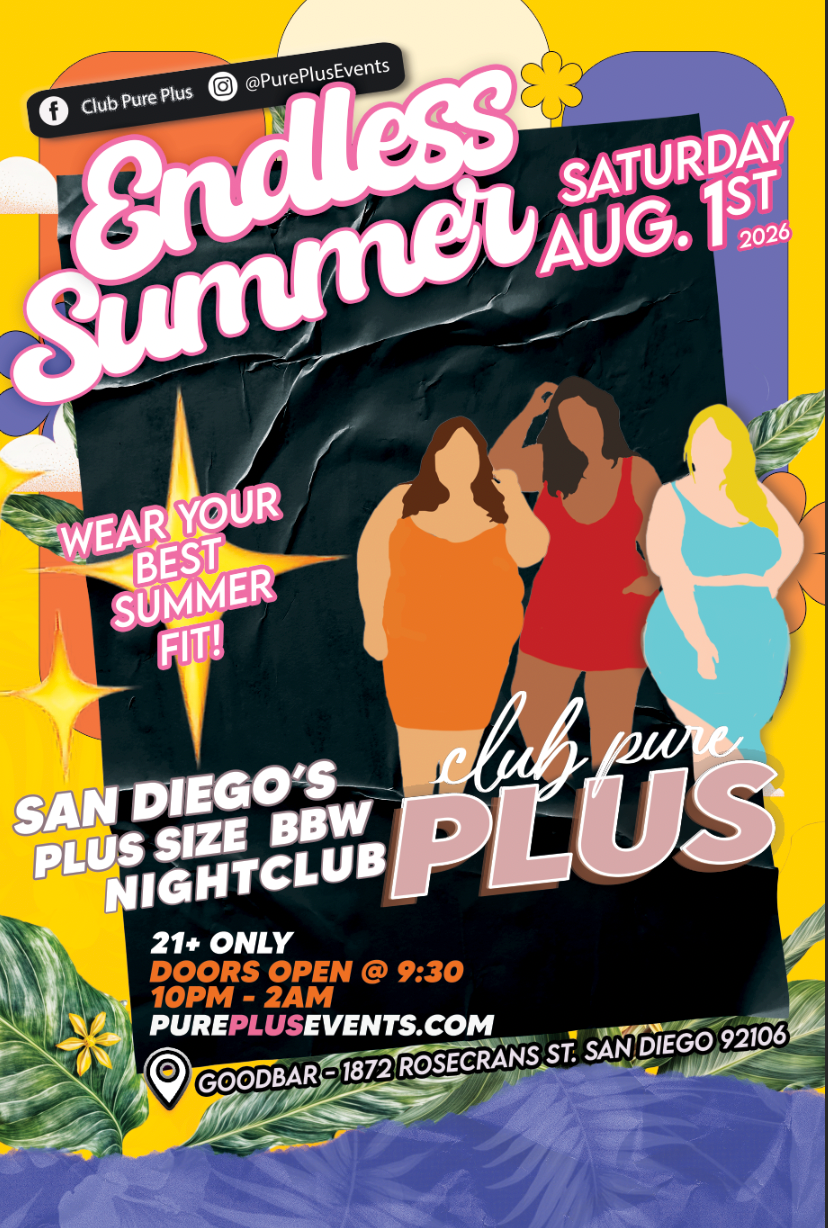 Club Pure Plus San Diego! Sat. August 1st 2026