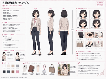 人の説明書サンプル