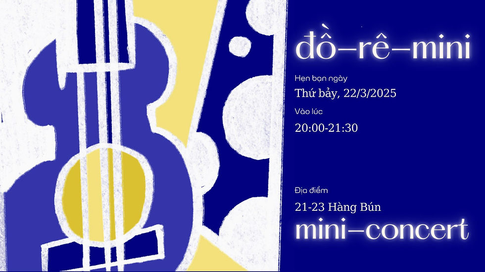 mini concert cho-em | đồ-rê-mini