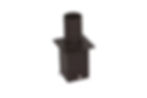 Thumbnail: AP-ITASQ4-2-A 4" Square Pole Tenon, with 2-3/8" Adapter for Area Lights
