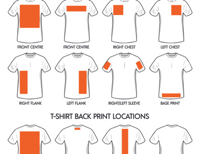 Where to print on an AS Colour 3006 Youth T-shirt