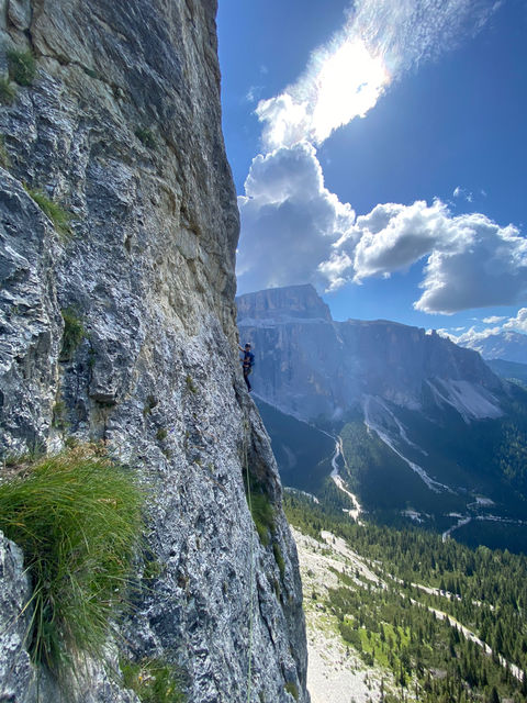 Klettern in den Dolomiten