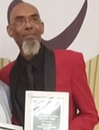 Felix Davis at the 2024 Mercer County Track and Field Hall of Fame induction
