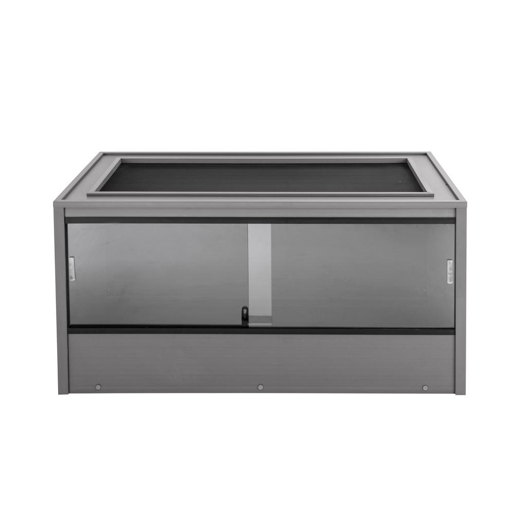 Stock photo of the New Age Pet ECOFLEX 48-inch adult footprint (not one of ours).