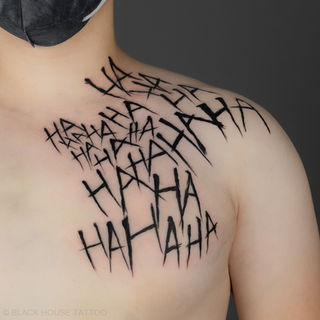 Joker Hahaha Tetovani Joker Hahaha Tattoo