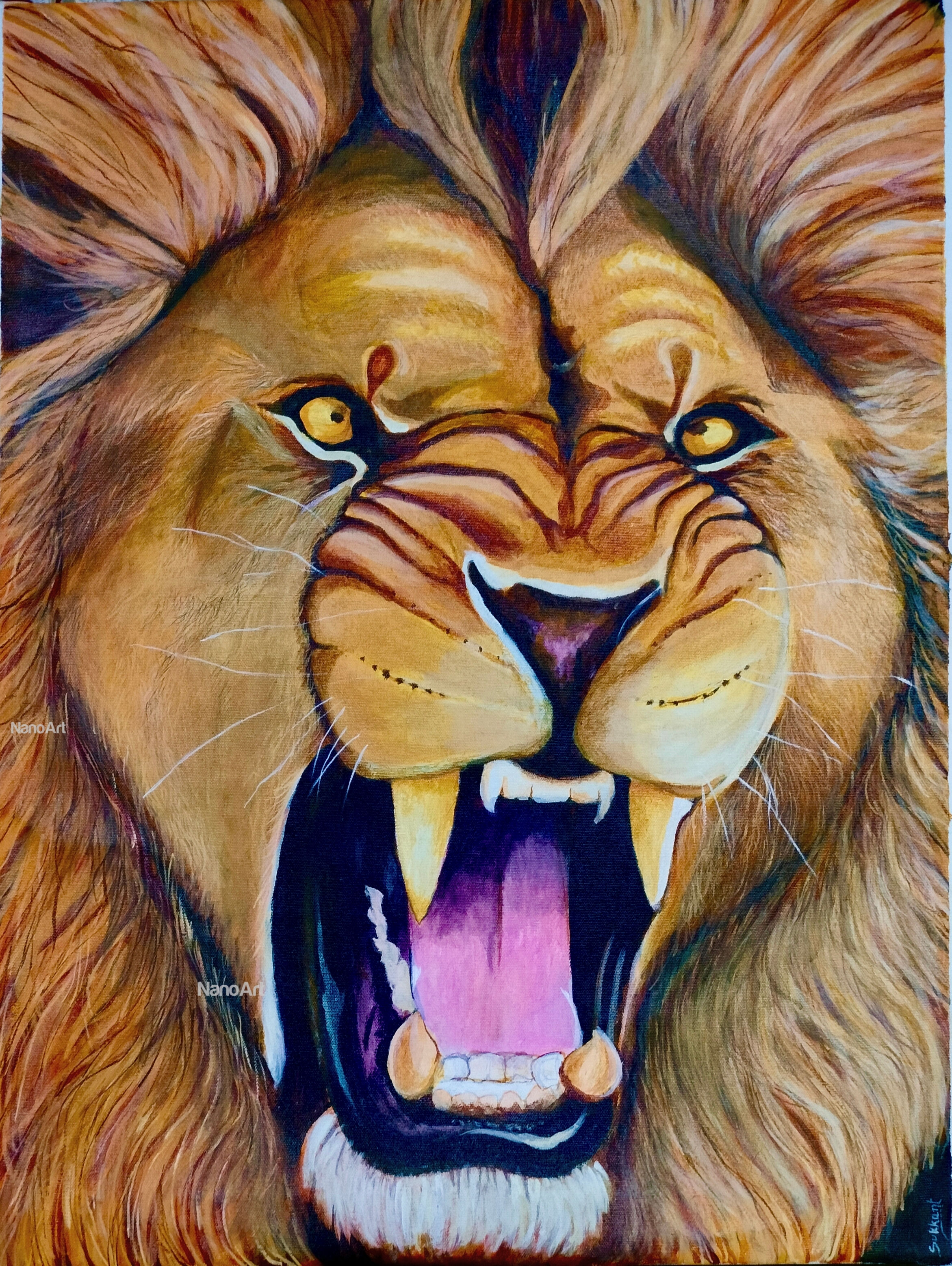 Lioness 1_Original 24"x30"