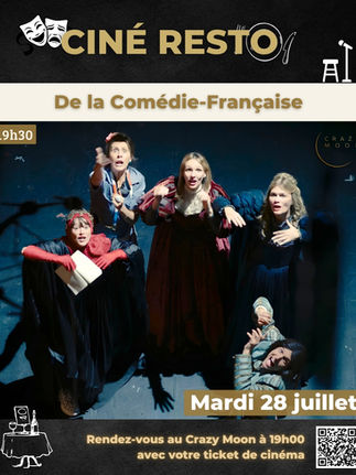 🍽️ CINÉ RESTO | DE LA COMÉDIE-FRANCAISE | 28.07.26 🎬