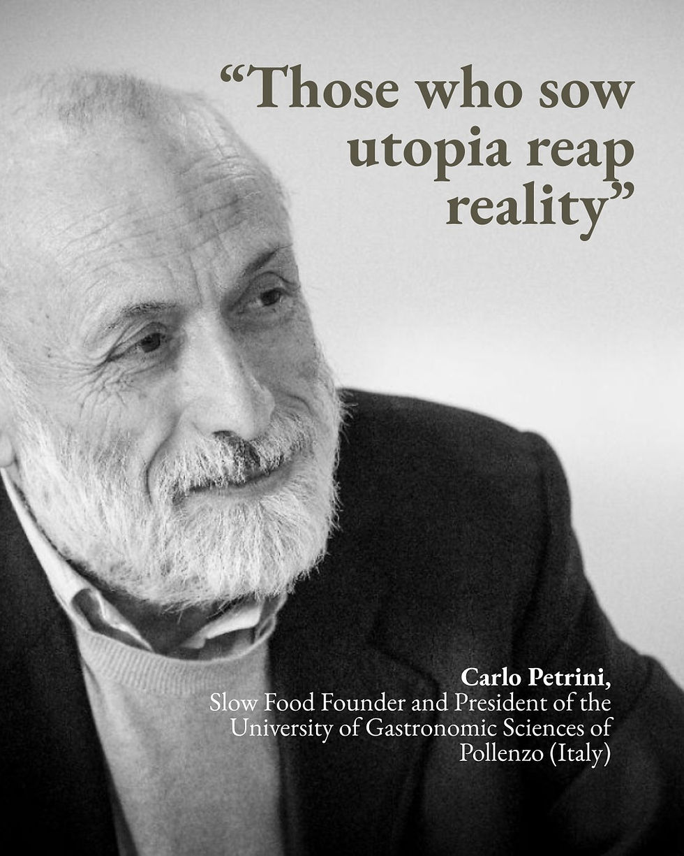 Carlo Petrini by Cate Devine