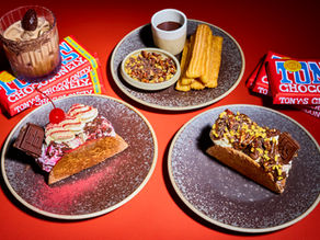 Various Tony's Chocolonely desserts