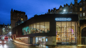 The distillery at night