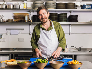 A picture of Peter McKenna in a kitchen 2022