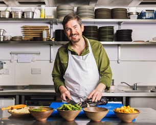 A picture of Peter McKenna in a kitchen 2022