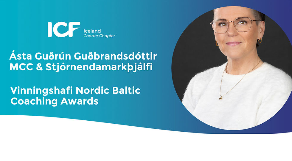 Ásta verðlaunahafi Nordic Baltic Awards kynnir vegferð sína