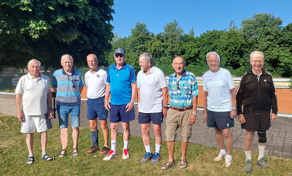Teamfoto Herren 75 Freizeitdoppel