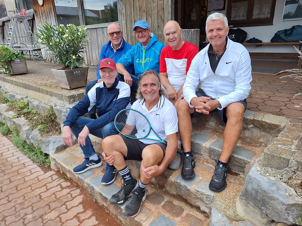 Teamfoto Herren 60 Freizeitdoppel