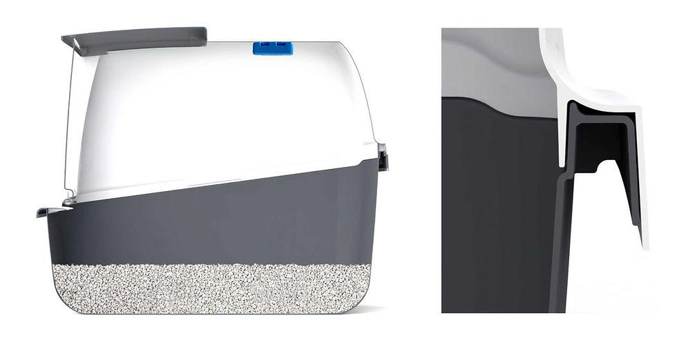Miniatura: Arenero Magic Blue gris Catit