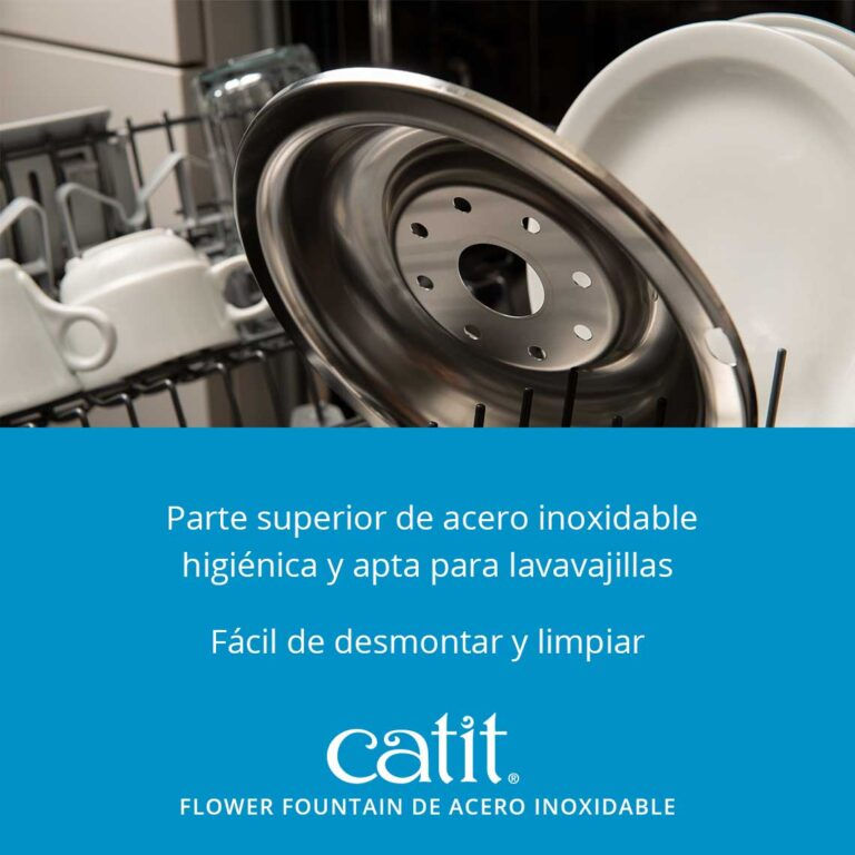 Miniatura: Fuente de agua de Acero Inoxidable Catit