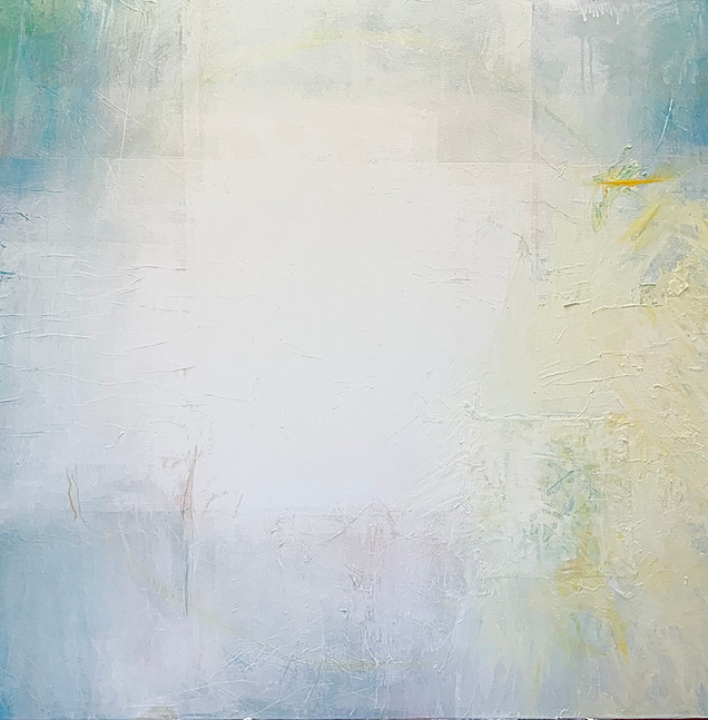Meditative Abstract Oil Painting by Zangmo Alexander