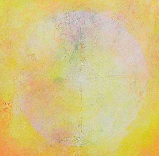 contemplative oil painting on canvas by Zangmo Alexander