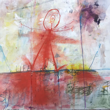 Book art collage mixed media