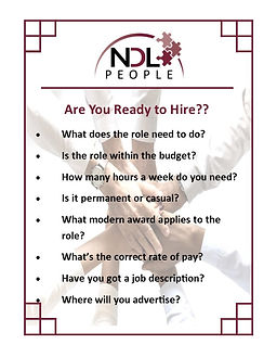 Are you ready to hire?