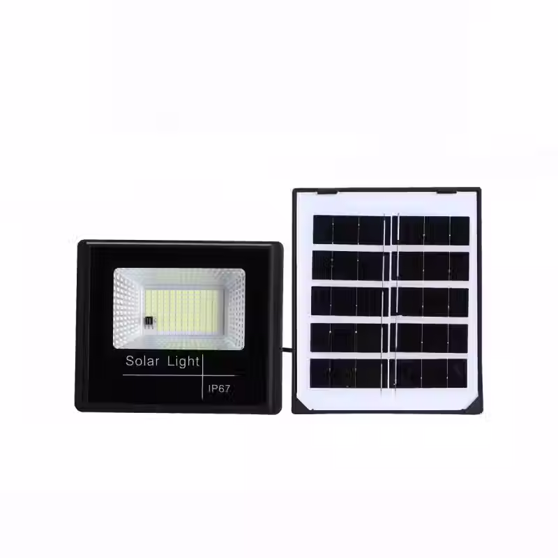 Luz Refletor Solar Placa 100w Holofote Led Prova Dágua