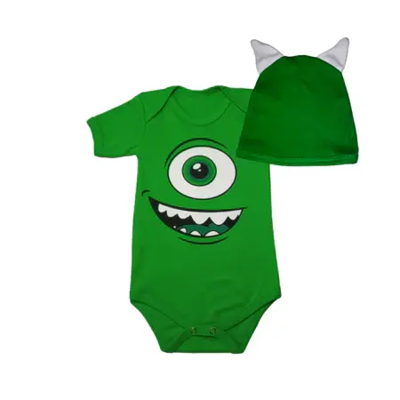 Miniatura: Body bebê mêsversário - Fantasia Infantil - Body com touca