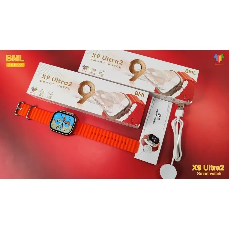 Miniatura: Smartwatch Original X9 Ultra Série 9 Bússola 49mm NFC GPS Esportivo Fitness 