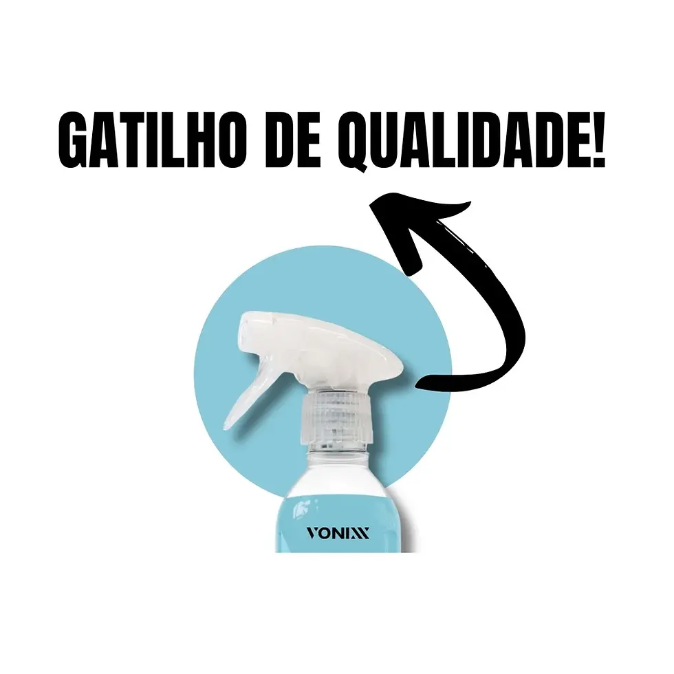 Miniatura: GLAZY 500ML LIMPA VIDROS AUTOMOTIVO VONIXX 4 EM 1 COM REDUTOR DE ATRITO E RISCOS
