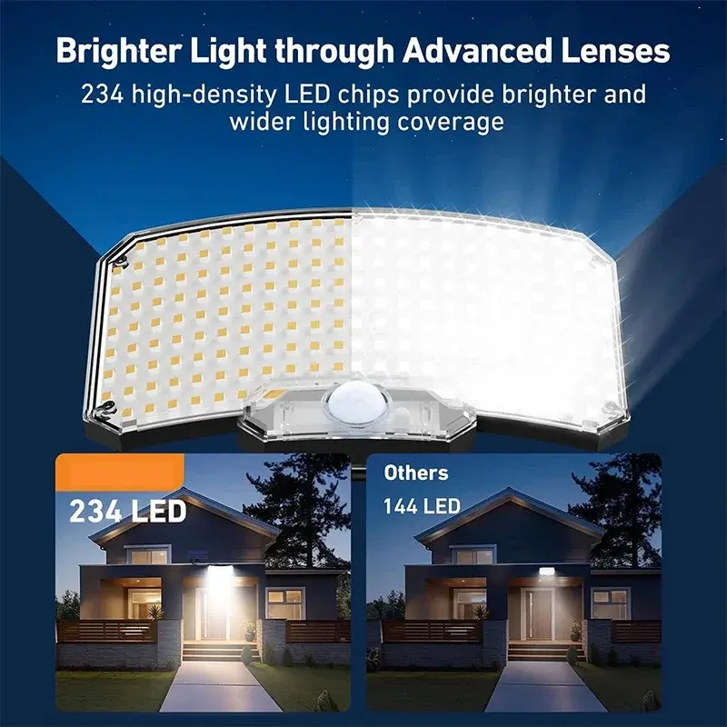 Miniatura: Solar Light Outdoor Super Bright Motion Sensor Solar Strong Power LED Garden Wal