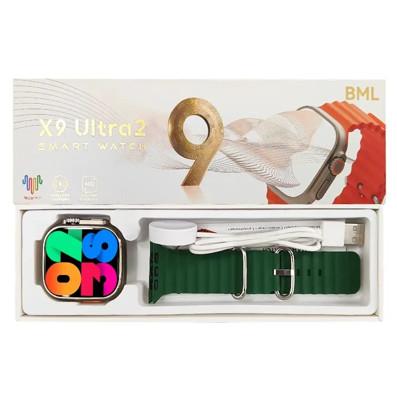 Miniatura: Smartwatch Original X9 Ultra Série 9 Bússola 49mm NFC GPS Esportivo Fitness 