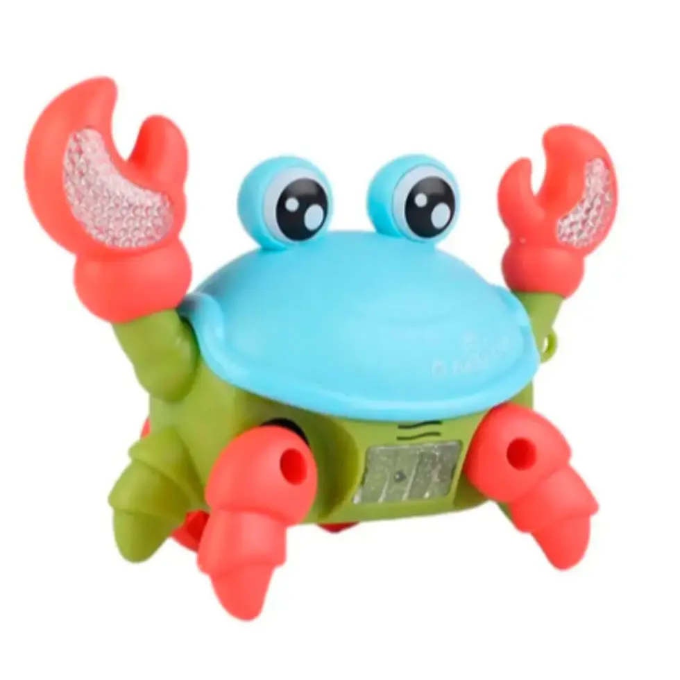 Miniatura: Caranguejo Brinquedo Fujão Som Luz E Movimento Maluco Siri Carangueijo Musical 
