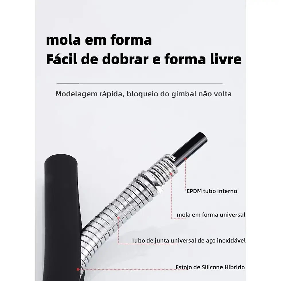 Miniatura: Torneira Gourmet Flexível Cozinha Parede preto ES