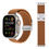 Thumbnail: Completely New Buckle Sports Elastic Knitted Nylon Watchband for Apple Watch Ba
