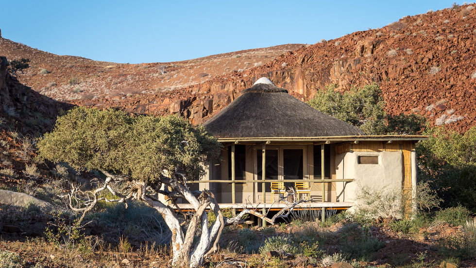 Damaraland camp in northern namibia