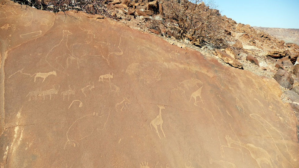 Rock art at Twyfelfontein