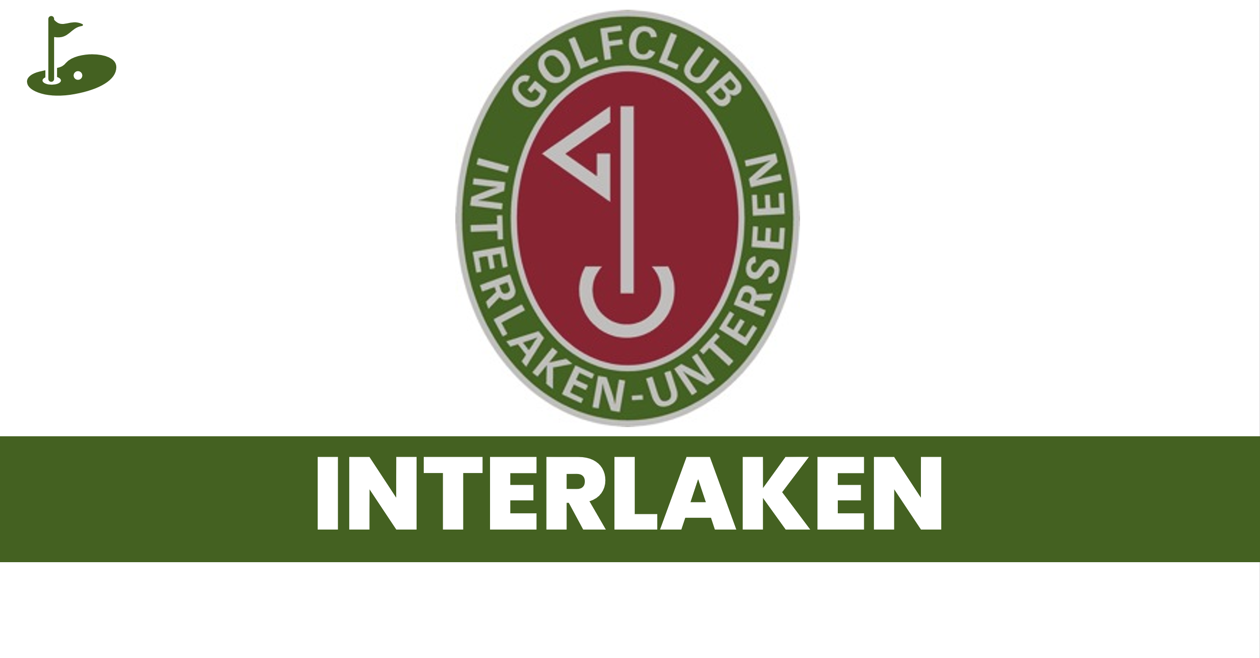 GREENFEES - Golf Club Interlaken-Unterseen