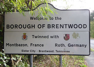 brentwood area sign