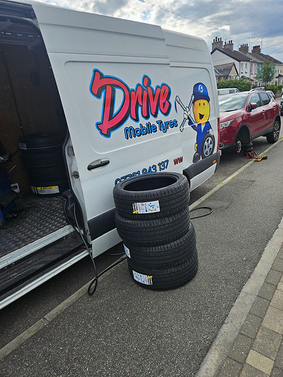 Tyres fitted at home