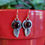 Thumbnail: Leaf Earrings - Garnet