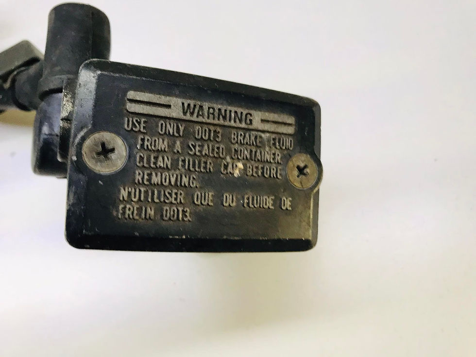 Miniatura: KAWASAKI EX250 1989 BOMBA DE FRENO CON CALIPER DE FRENO